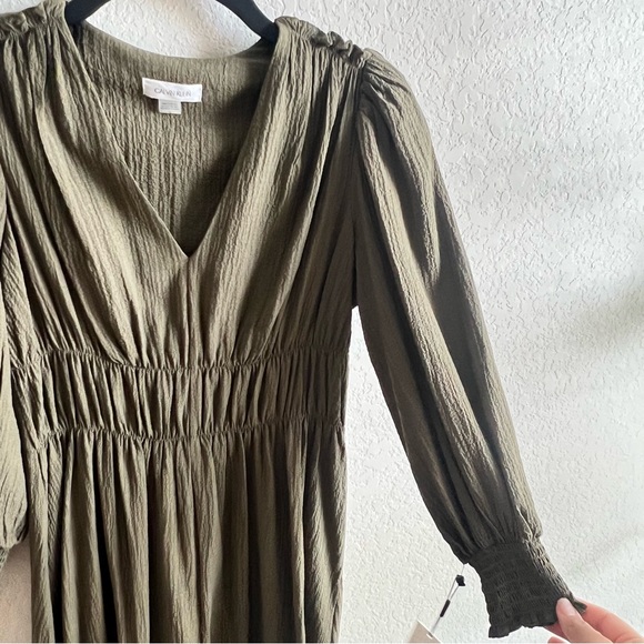 Calvin Klein Olive Green Dress - Picture 3 of 6